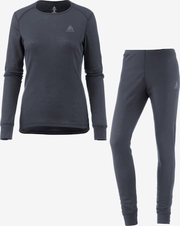 ODLO Sports Suit in Grey: front