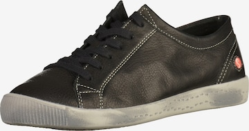 Softinos Sneakers laag in Zwart: voorkant