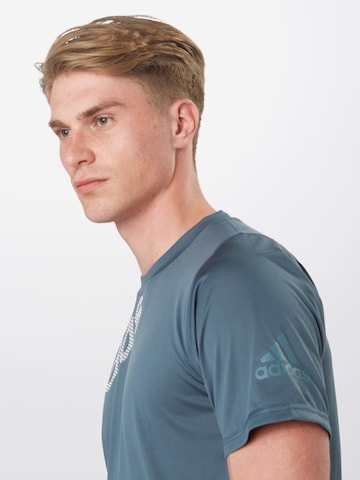 ADIDAS SPORTSWEAR Klasický střih Funkční tričko 'BOS' – modrá