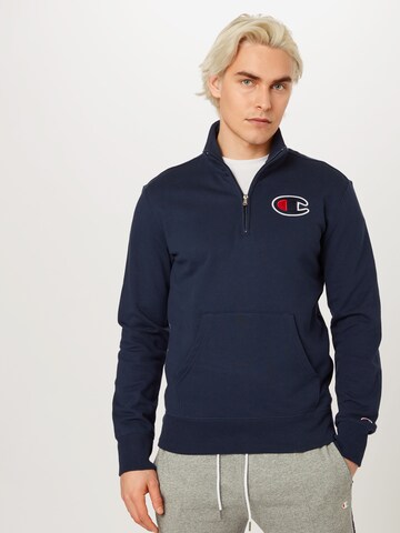 Champion Authentic Athletic Apparel Regular Fit Sweatshirt in Blau: predná strana