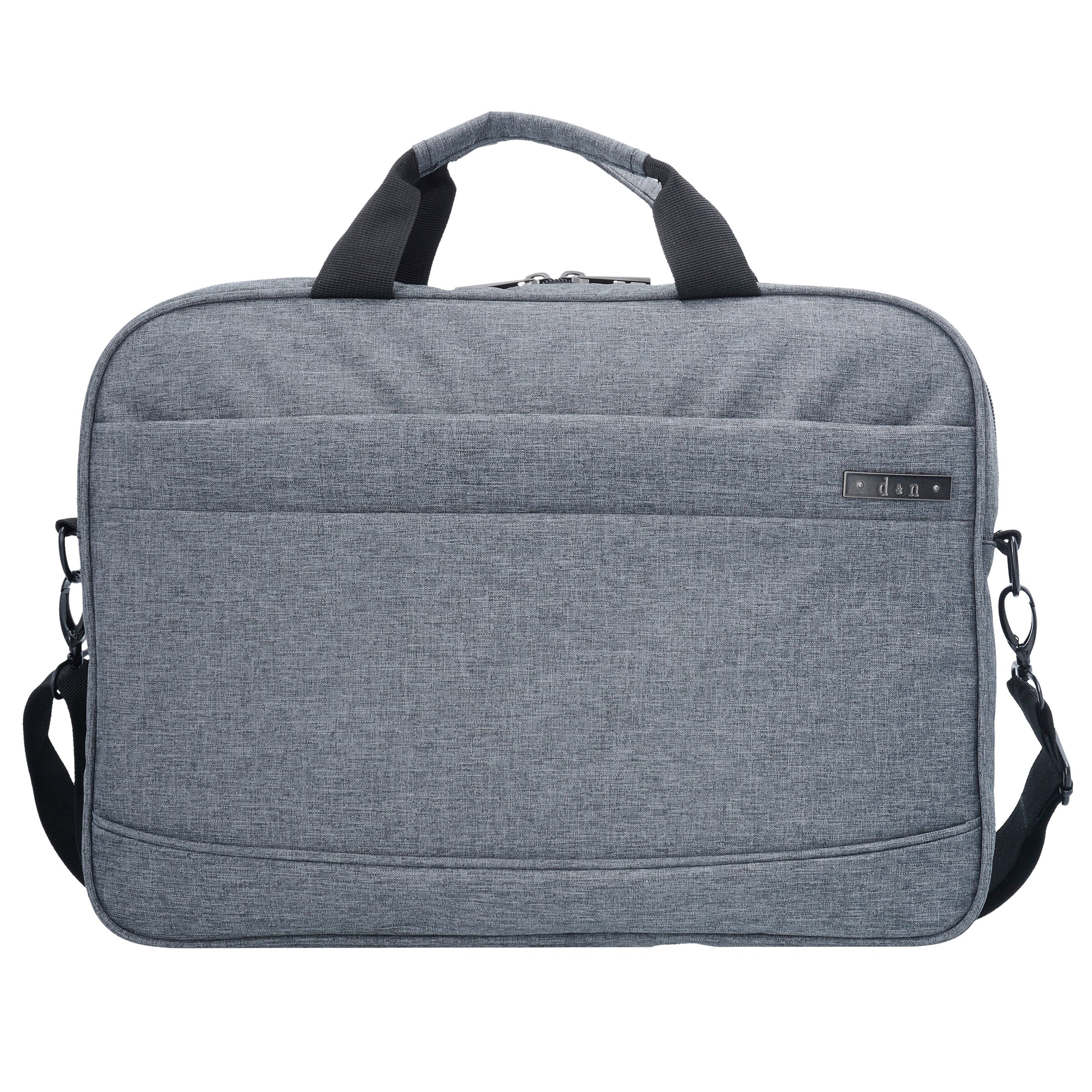 D&N Document bag in Grey: front