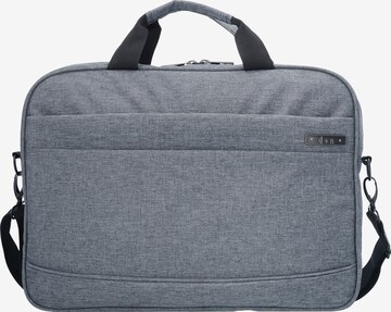 Borsa portadocumenti di D&N in grigio: frontale