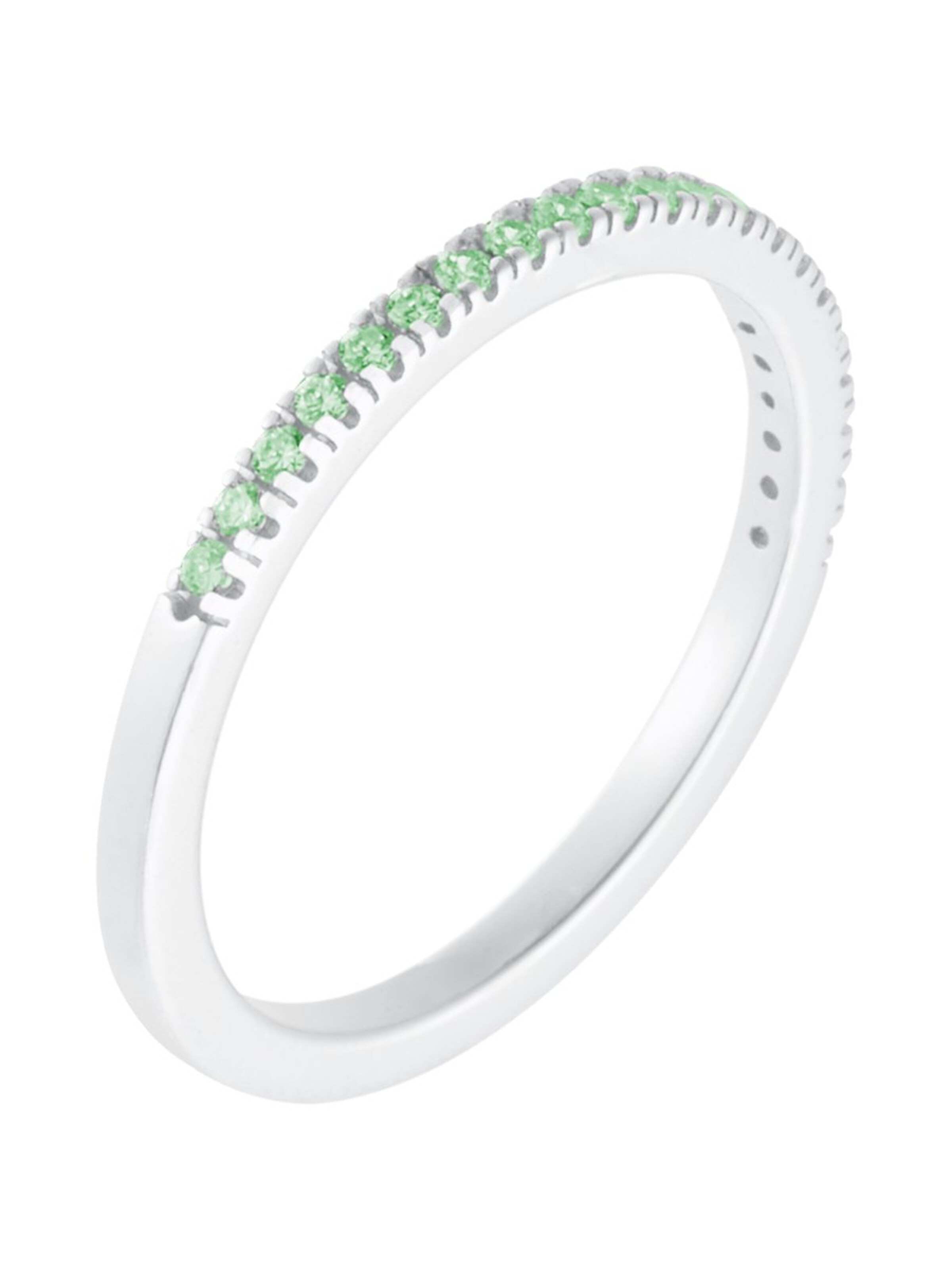 ID Fine - Ring 'Green Simplicity' in de kleur Groen