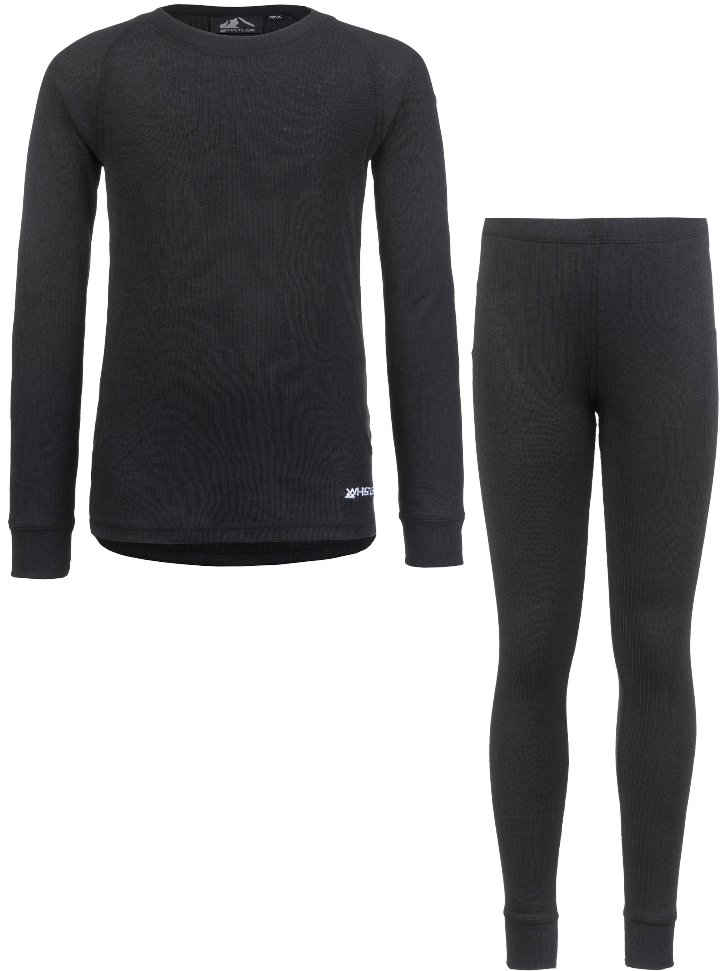 Whistler Funktionswäsche in Schwarz: Vorderseite