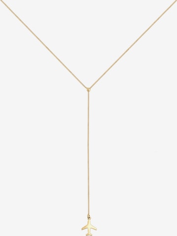 ELLI Necklace 'Flugzeug' in Gold