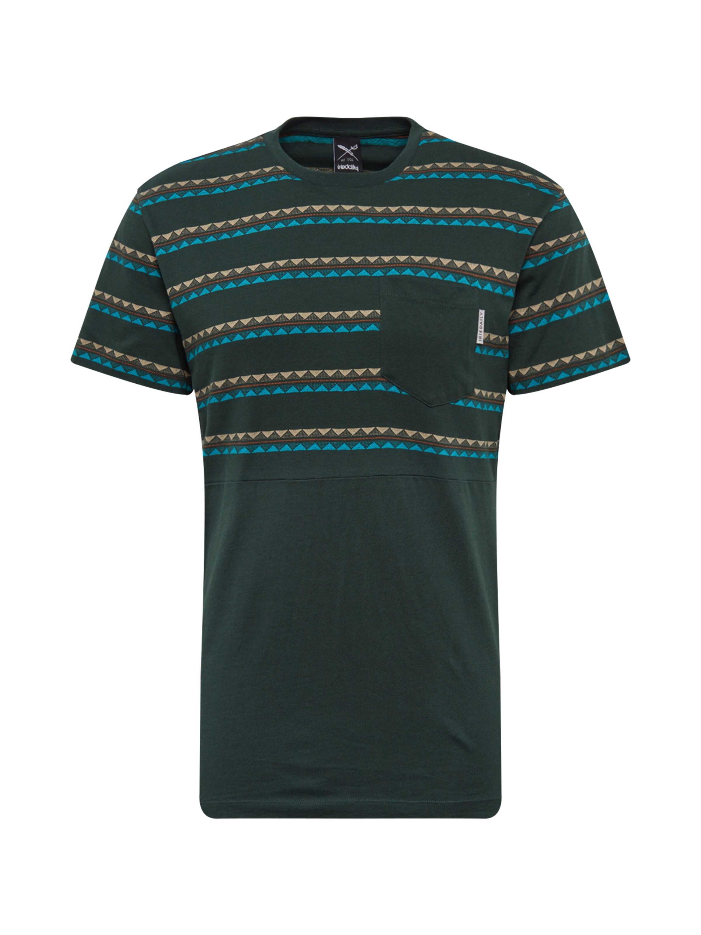 Iriedaily - Shirt 'Monte Noe' in de kleur Petrol