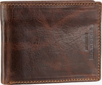 Harold's Wallet 'Saddle' in Brown: front
