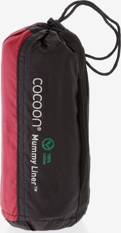 COCOON Sleeping Bag 'MumnmyLiner' in Red