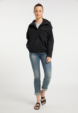 DREIMASTER Between-Season Jacket in Black: front