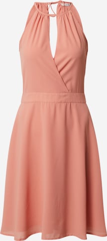 ONLY Kleid 'ONLCHARLENE S/L ABOVE KNEE DRESS WVN' in Pink: predná strana