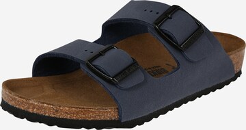 BIRKENSTOCK - Sandália 'Arizona' em azul: frente