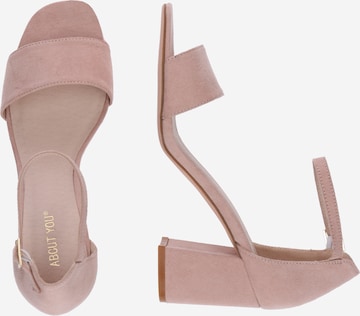 ABOUT YOU Sandals 'Alisha' in Pink: side