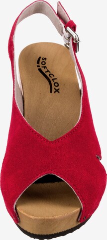 SOFTCLOX Sandals in Red