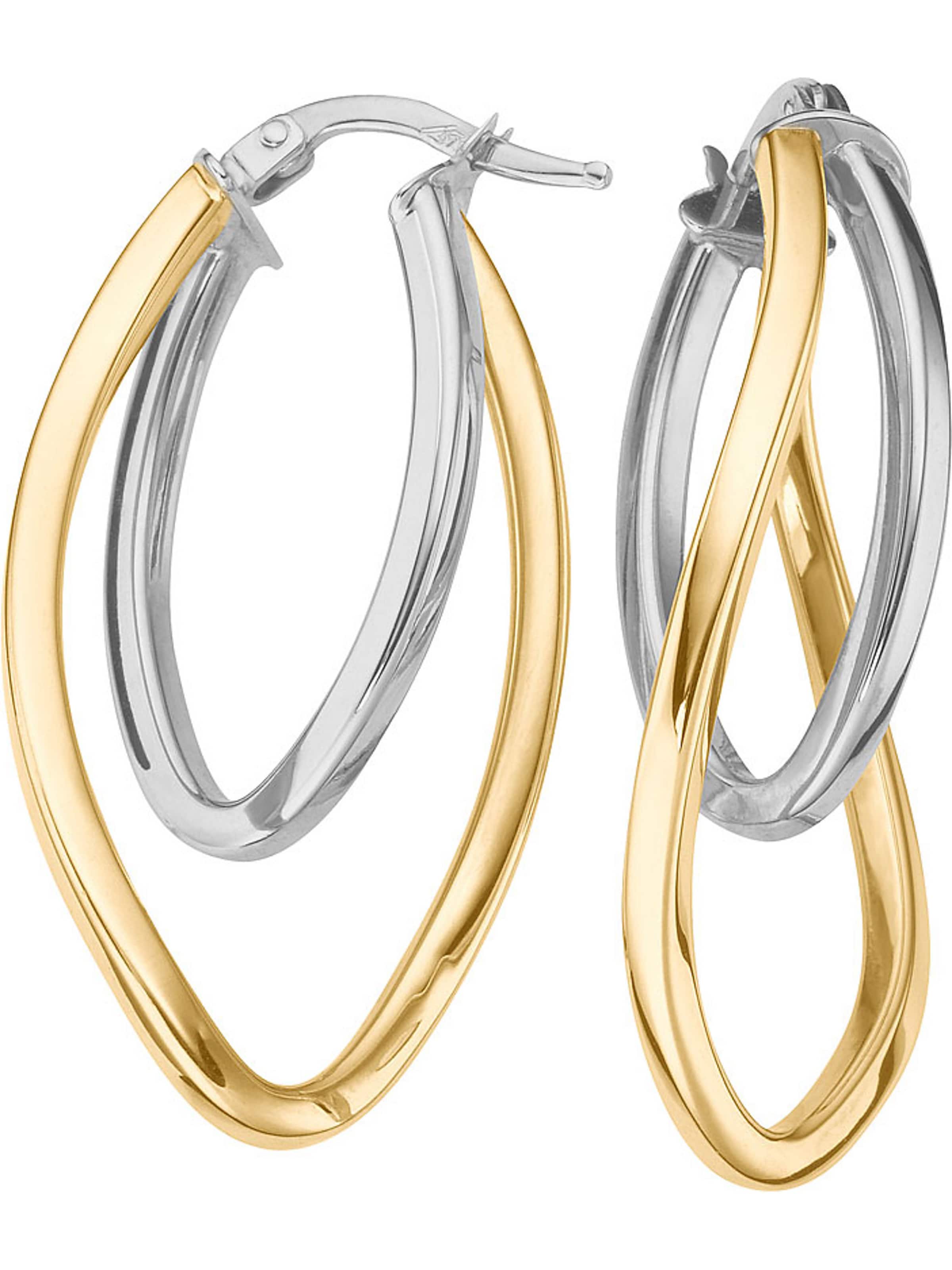 CHRIST Earrings in Gold: front