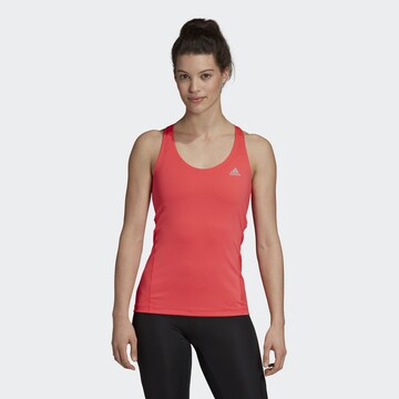 ADIDAS PERFORMANCE Sporttop 'Alphaskin' in Rood: voorkant