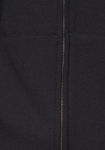 FRUIT OF THE LOOM Sweatjacke in Schwarz