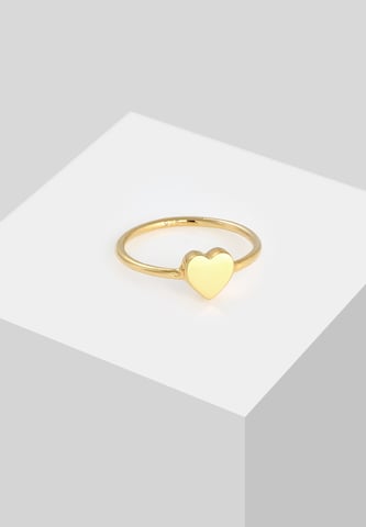 ELLI Ring 'Herz' in Gold