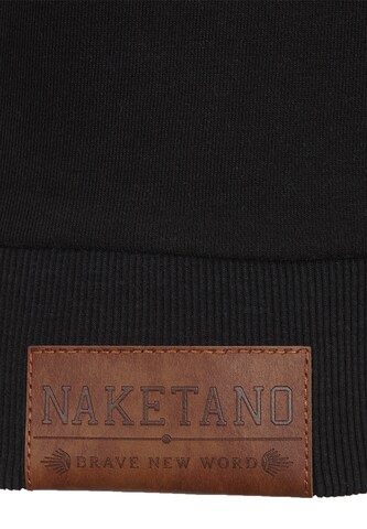 naketano Sweatvest 'Schwarzkopf' in Zwart