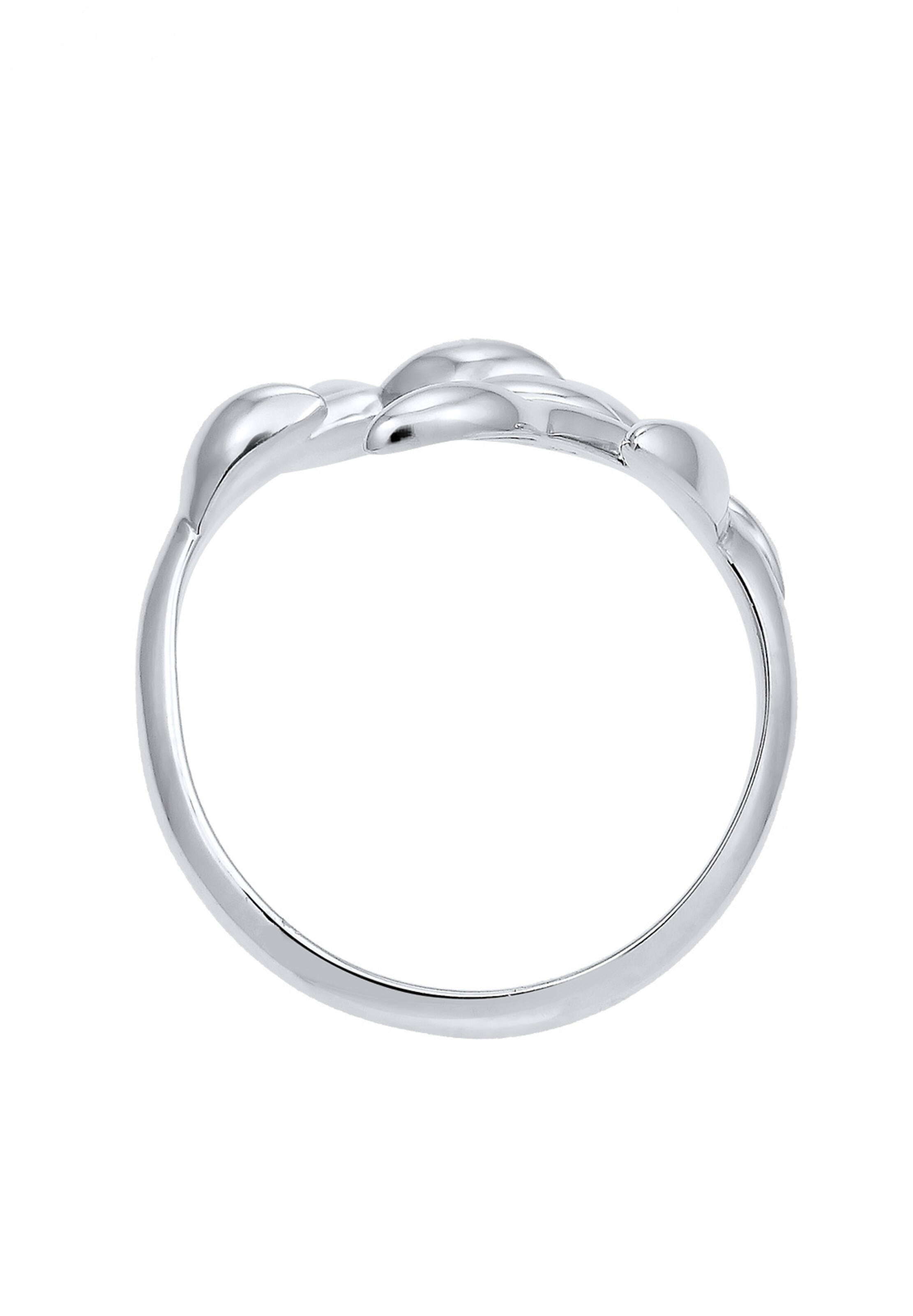 ELLI Ring 'Blatt' in Silber