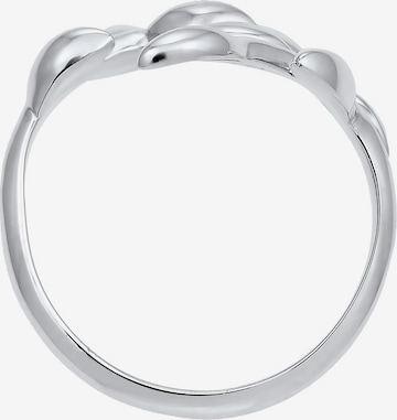 ELLI Ring 'Blatt' in Silver