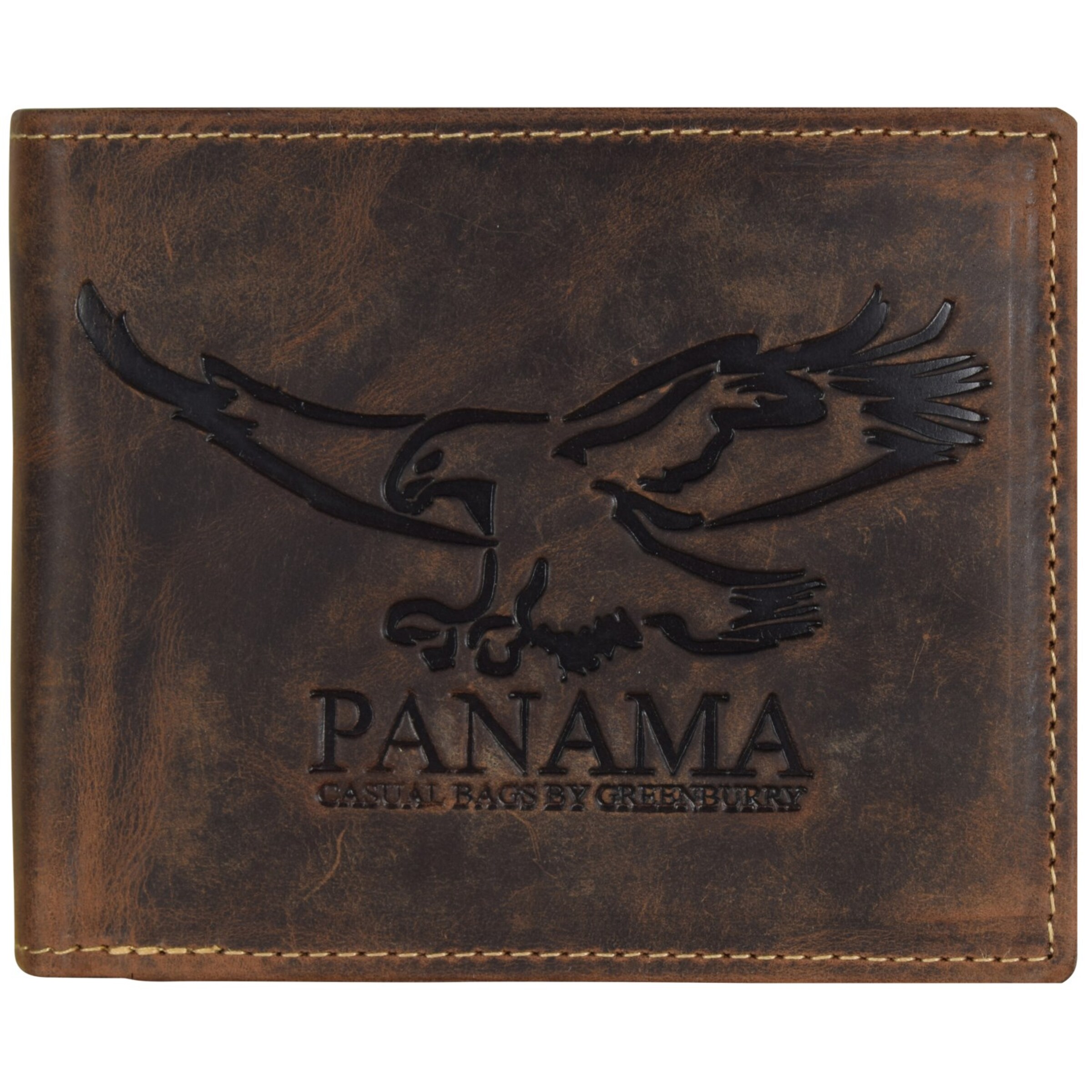 GREENBURRY Portemonnee 'Vintage Adler' in Bruin