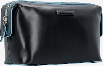 Piquadro Toiletry Bag 'Blue Square' in Black