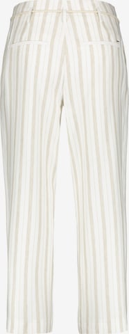 TAIFUN Wide leg Pleat-Front Pants in White