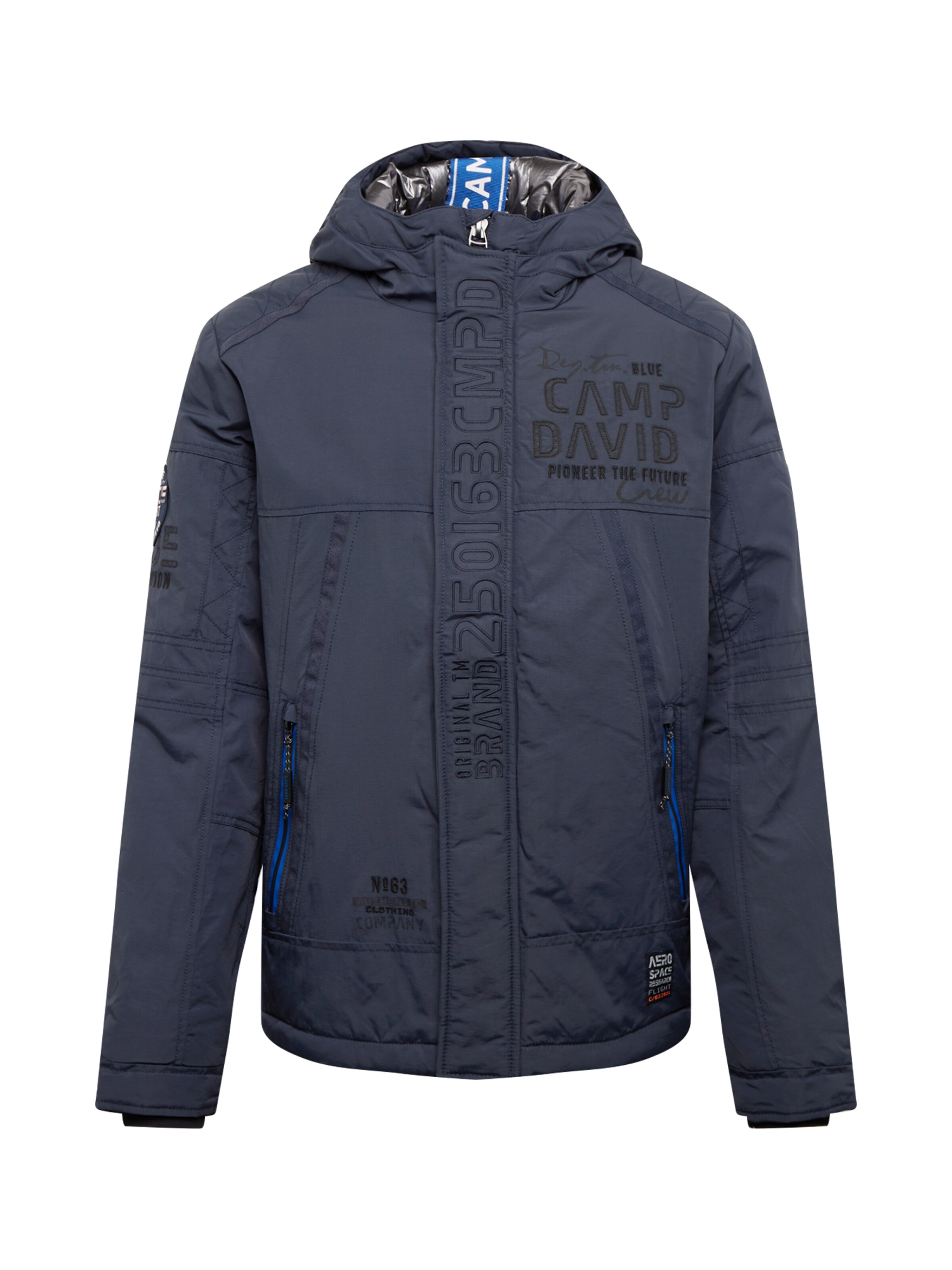 CAMP DAVID - Tussenjas in de kleur Navy