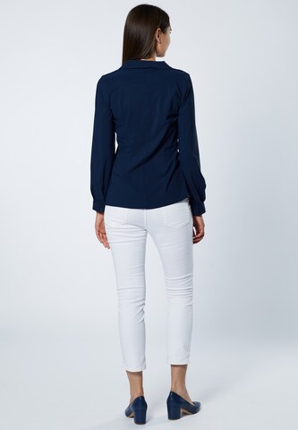 EVITA Blouse in Blauw