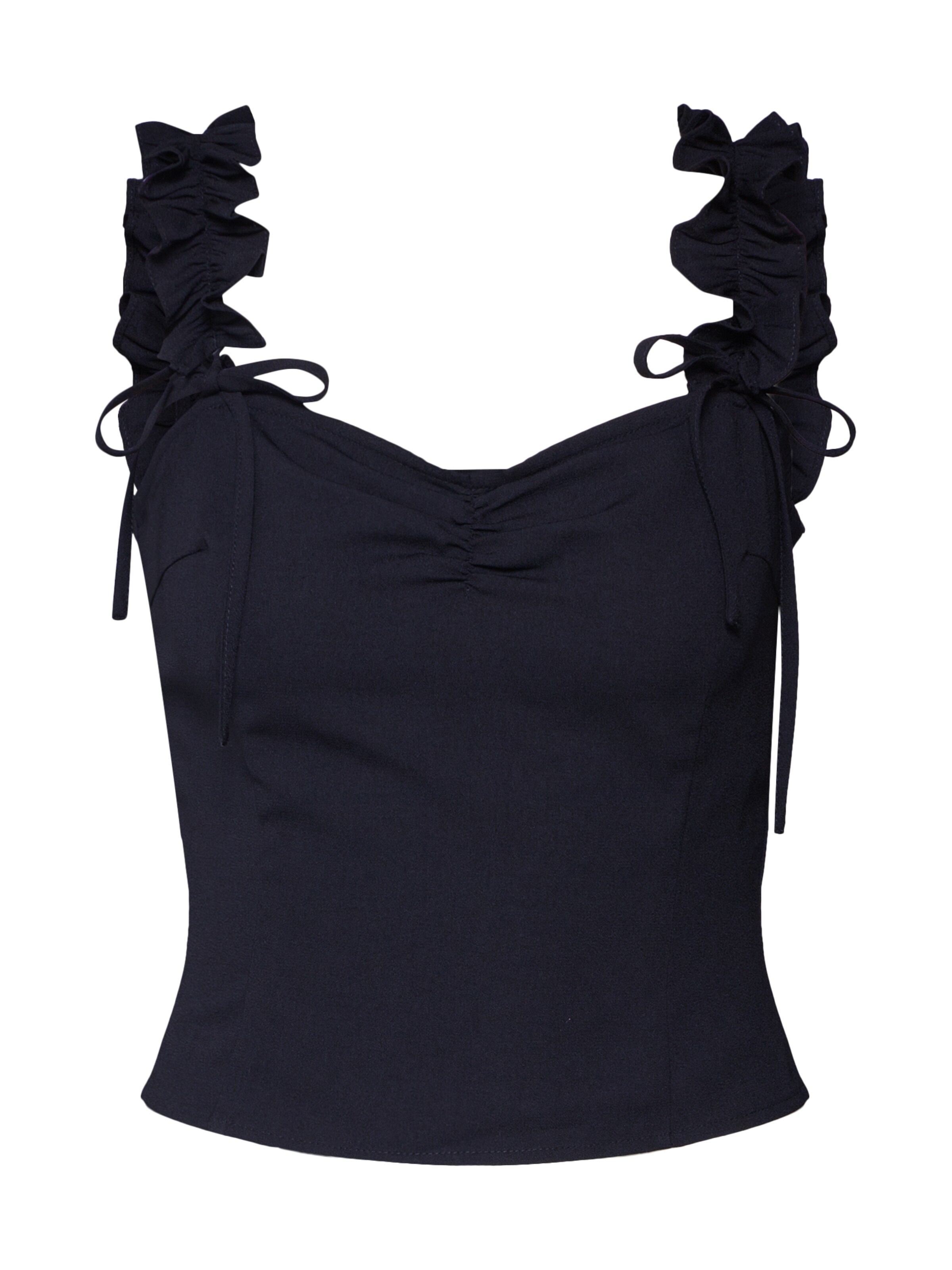 Fashion Union - Top 'BARDO' in de kleur Zwart