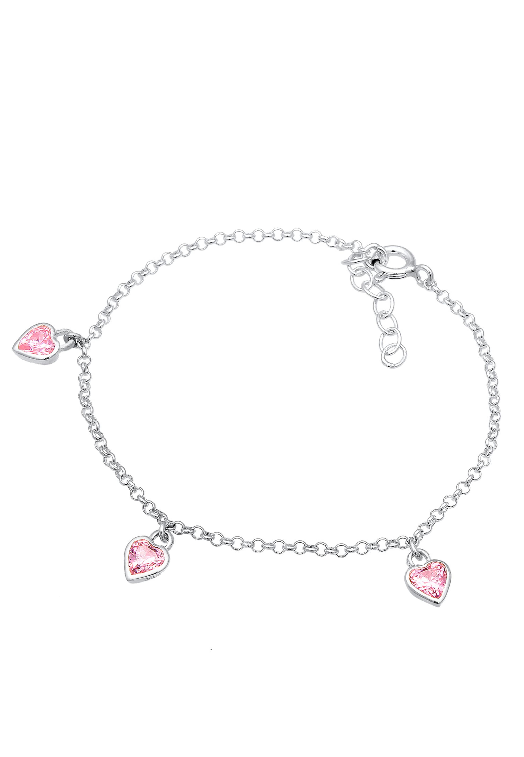 ELLI Armband 'Herz' in Zilver