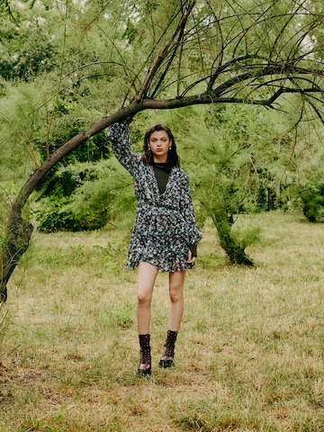 Print Mini Dress Look
