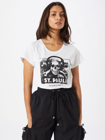 FC St. Pauli T-Shirt 'Sound' in Weiß: Vorderseite