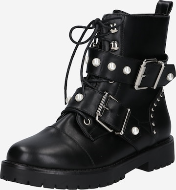 ABOUT YOU Boots 'Juliana' in Zwart: voorkant