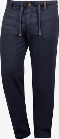 INDICODE JEANS Regular Leinenhose 'Ives' in Blau: predná strana