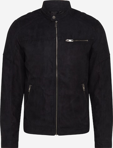 Coupe regular Veste mi-saison 'Rocky' JACK & JONES en noir : devant