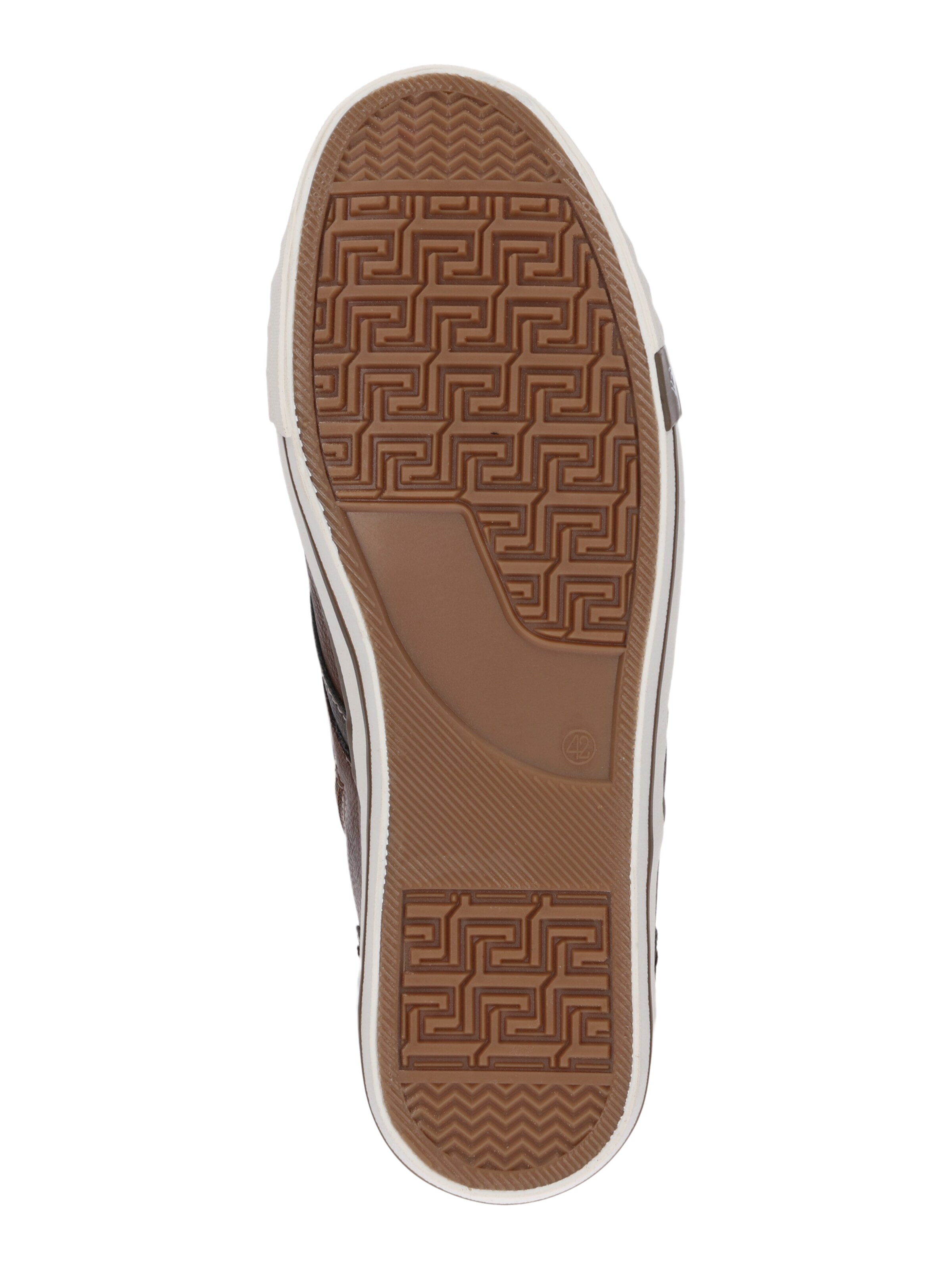 MUSTANG High-top trainers in Brown: bottom