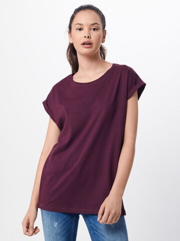 T-shirt Urban Classics en violet : devant