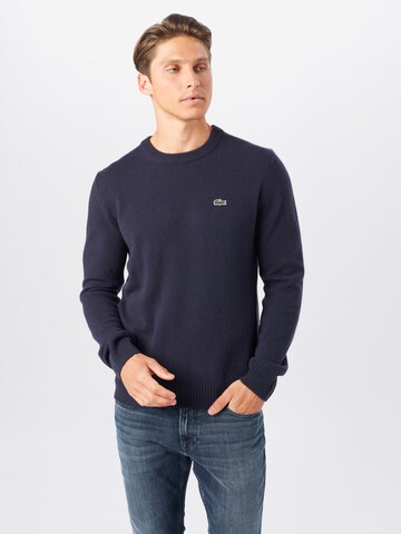 Pull-over LACOSTE en bleu : devant