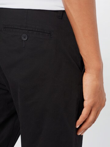 Only & Sons Slimfit Kalhoty se sklady v pase 'CAM' – černá