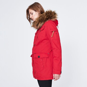 Harlem Soul Between-Seasons Parka in Red