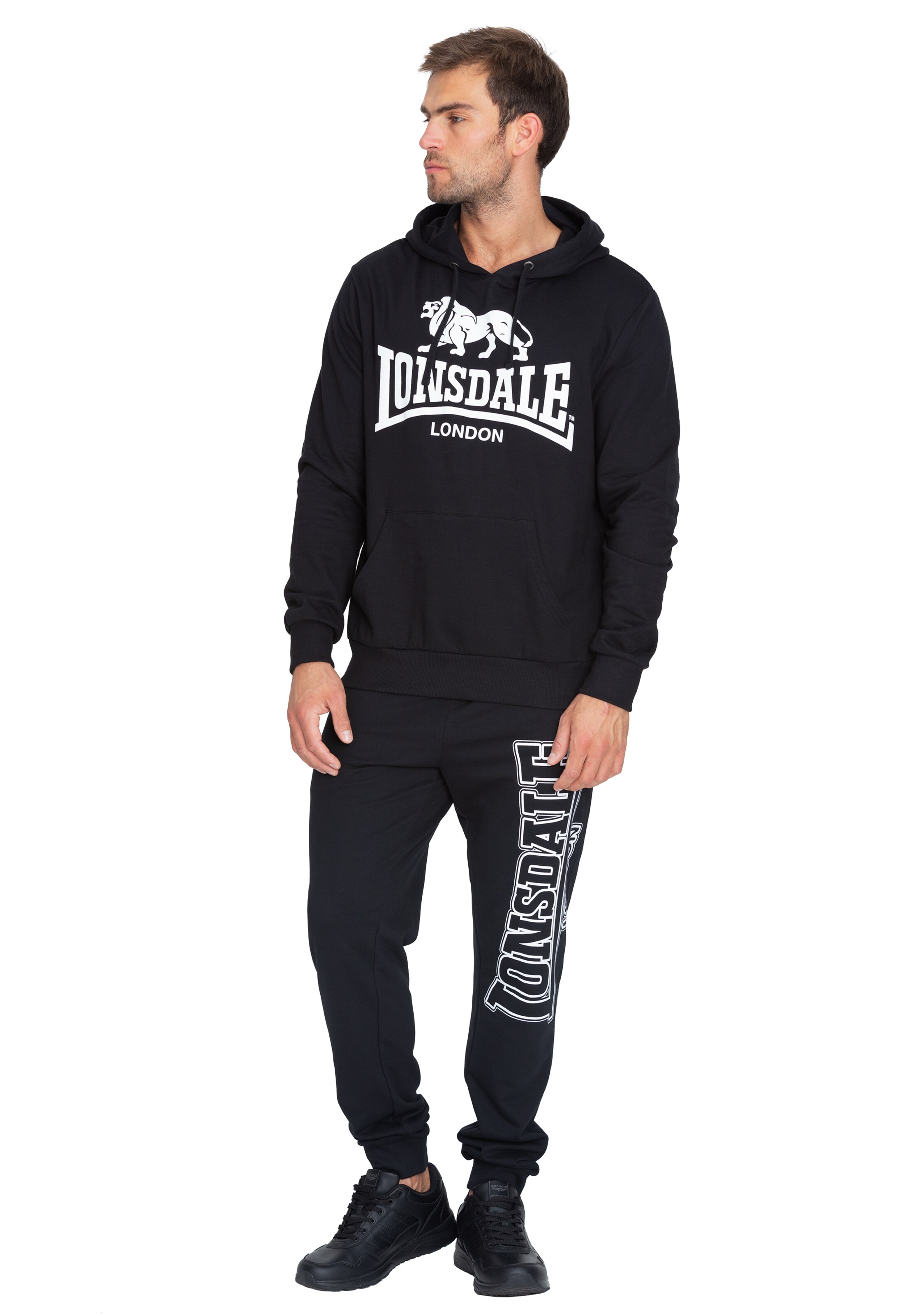 LONSDALE Tréning póló 'Gosports 2' - fekete