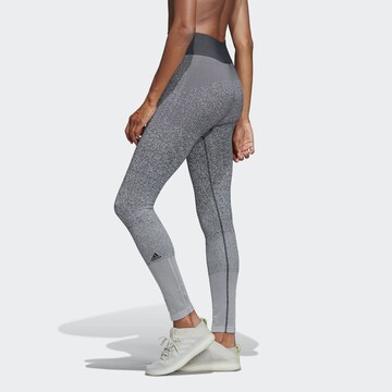 ADIDAS PERFORMANCE Skinny Sportbroek 'Believe This' in Grijs