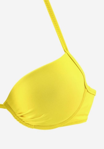 BUFFALO Regular Bikini top 'Happy' in Yellow