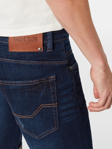 INDICODE JEANS Regular Farkut 'Kaden' värissä sininen