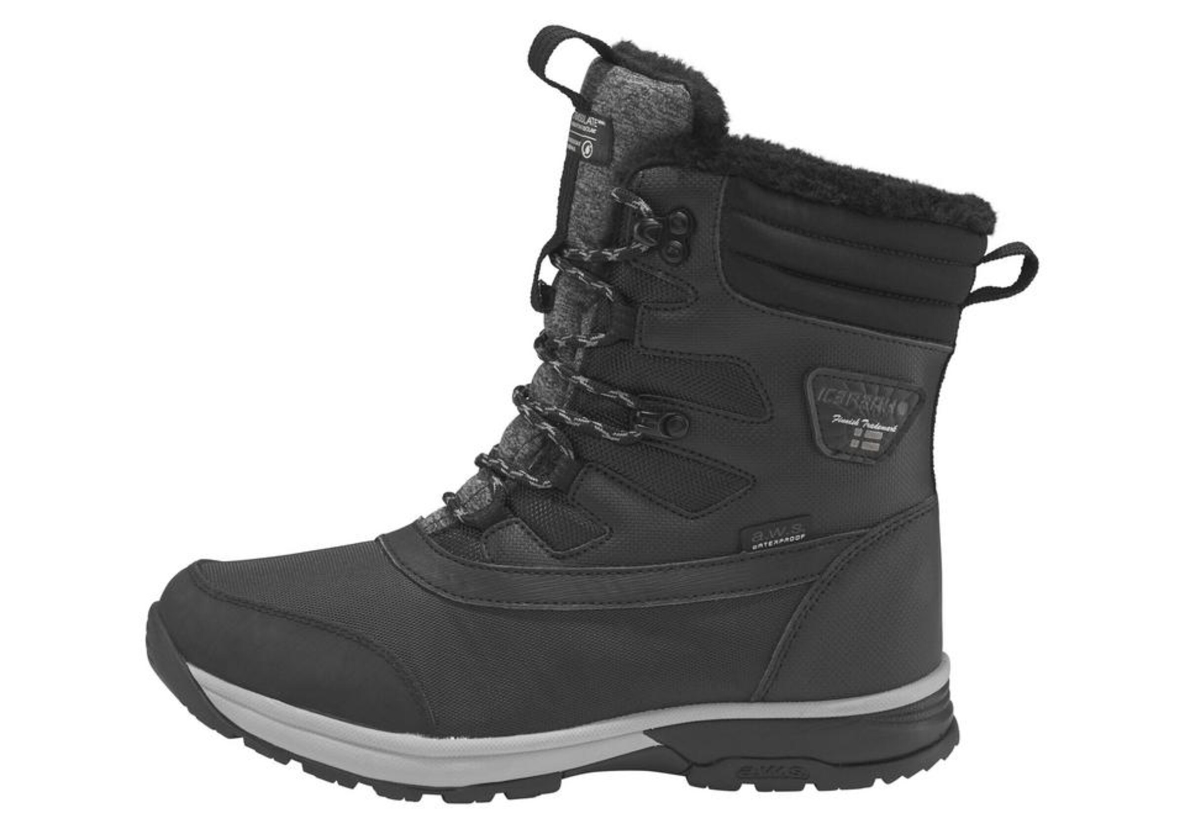 ICEPEAK - Outdoorwinterstiefel 'Welsie W' in basaltgrau