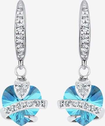 Boucles d'oreilles 'Herz' ELLI en bleu : devant