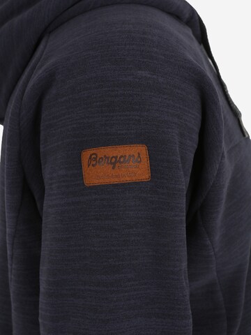 Bergans Funktionele fleece-jas in Blauw