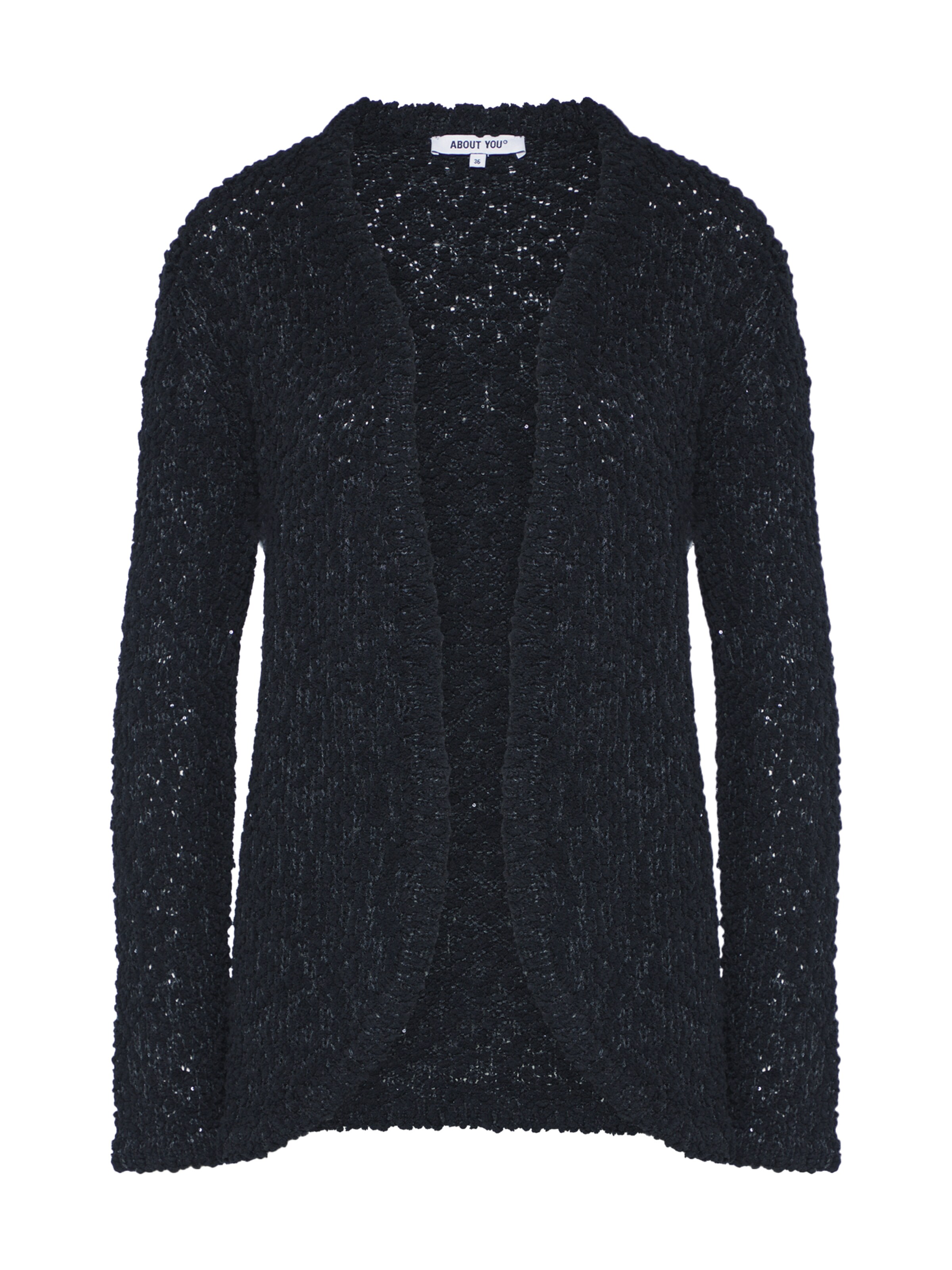 ABOUT YOU - Gebreid vest 'Tilda' in de kleur Zwart