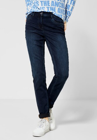 CECIL Slimfit Jeans in Blau: predná strana